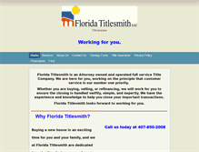 Tablet Screenshot of fltitlesmith.com